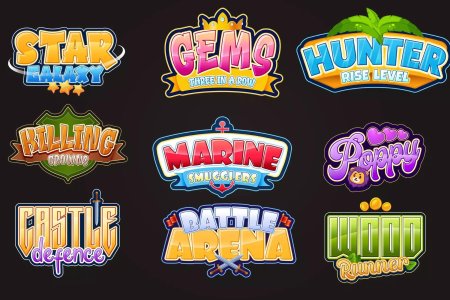 9 PSD logo templates