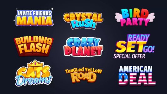 20 Logo Templates with customizable PSD vector sources